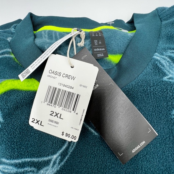 ⛳️ New Adidas Men's Oasis Crew Golf Sweatshirt - Picture 2 of 13